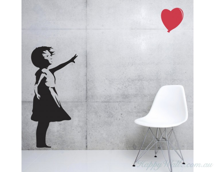 Banksy Art -  Girl and Balloon  